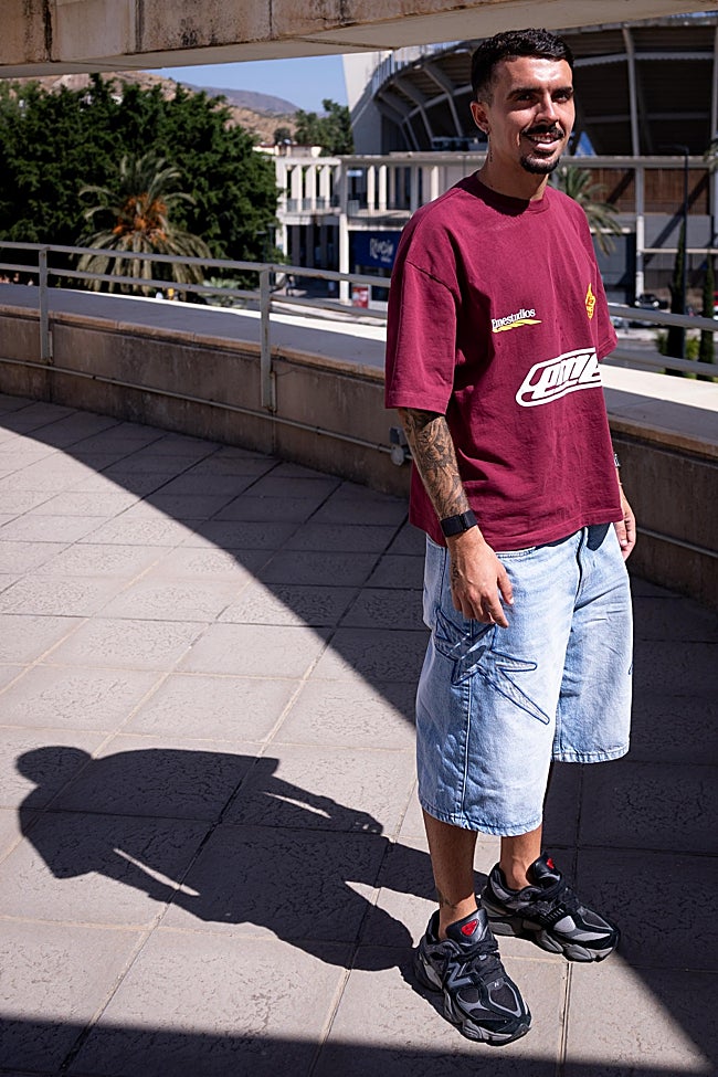 Joaquín, frente a La Rosaleda.