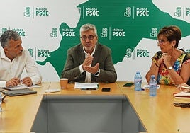 Josele Aguilar, con Ignacio López y Marisa Bustinduy.