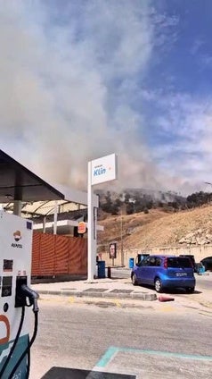 Nuevo incendio en el paraje del Monte Coronado en Málaga
