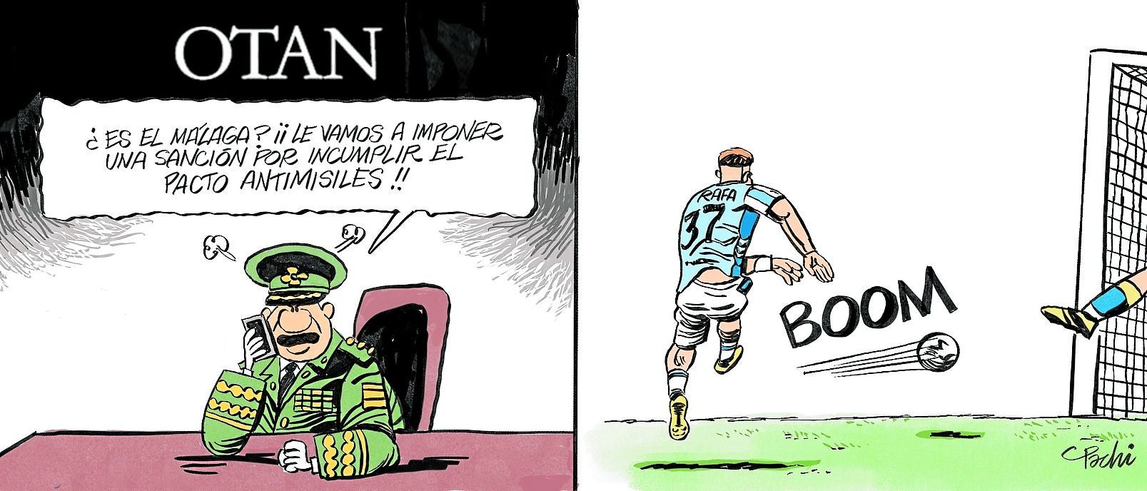La actualidad deportiva de este mes de septiembre, en las viñetas de Pachi