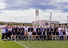 Los técnicos que acudieron al Comité de Entrenadores en Las Rozas.