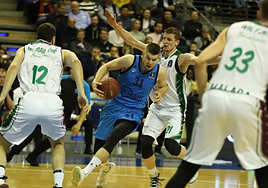 La última vez que se midieron el Unicaja y el Alba, en 2019.