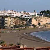 La playa en La Cala del Moral.