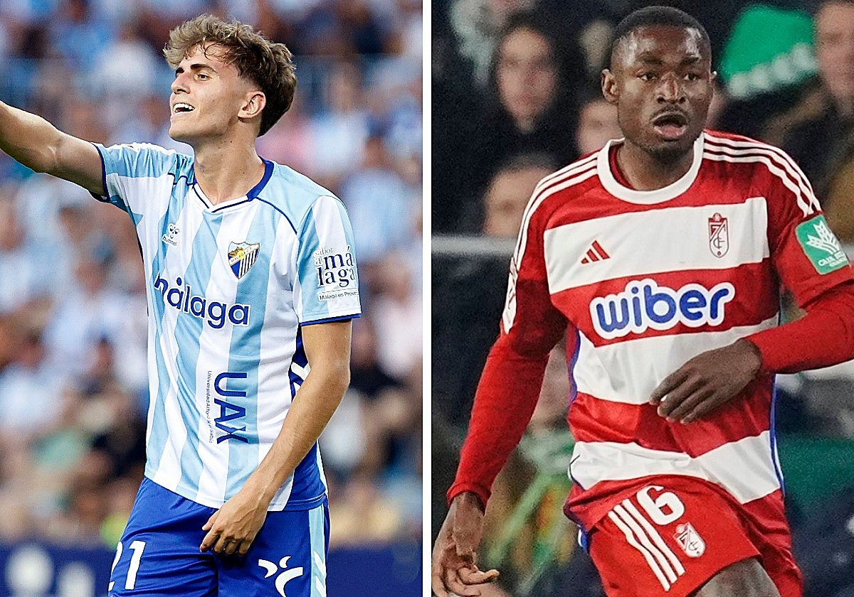 Adrián Niño y Hongla, ausentes en el derbi Málaga-Granada de este sábado por el denominado 'virus FIFA'.