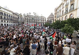 Málaga se solidariza con las víctimas del genocidio en Gaza