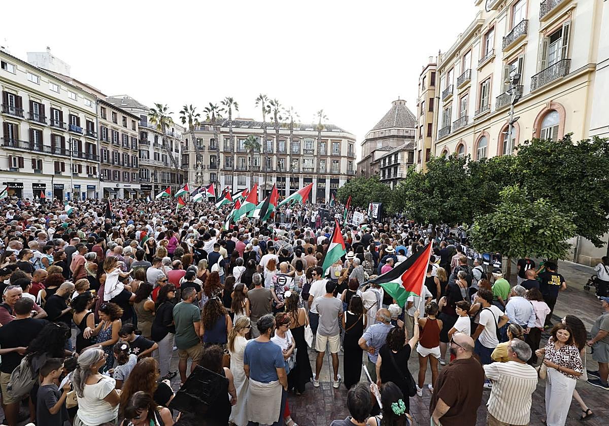 Málaga se solidariza con las víctimas del genocidio en Gaza