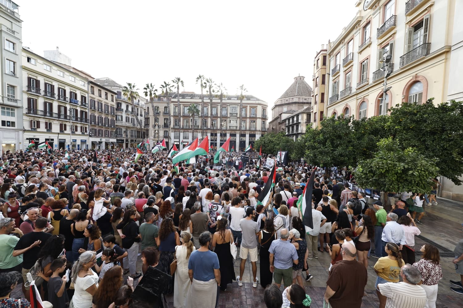 Concentración en Málaga por las víctimas del genocidio en Gaza