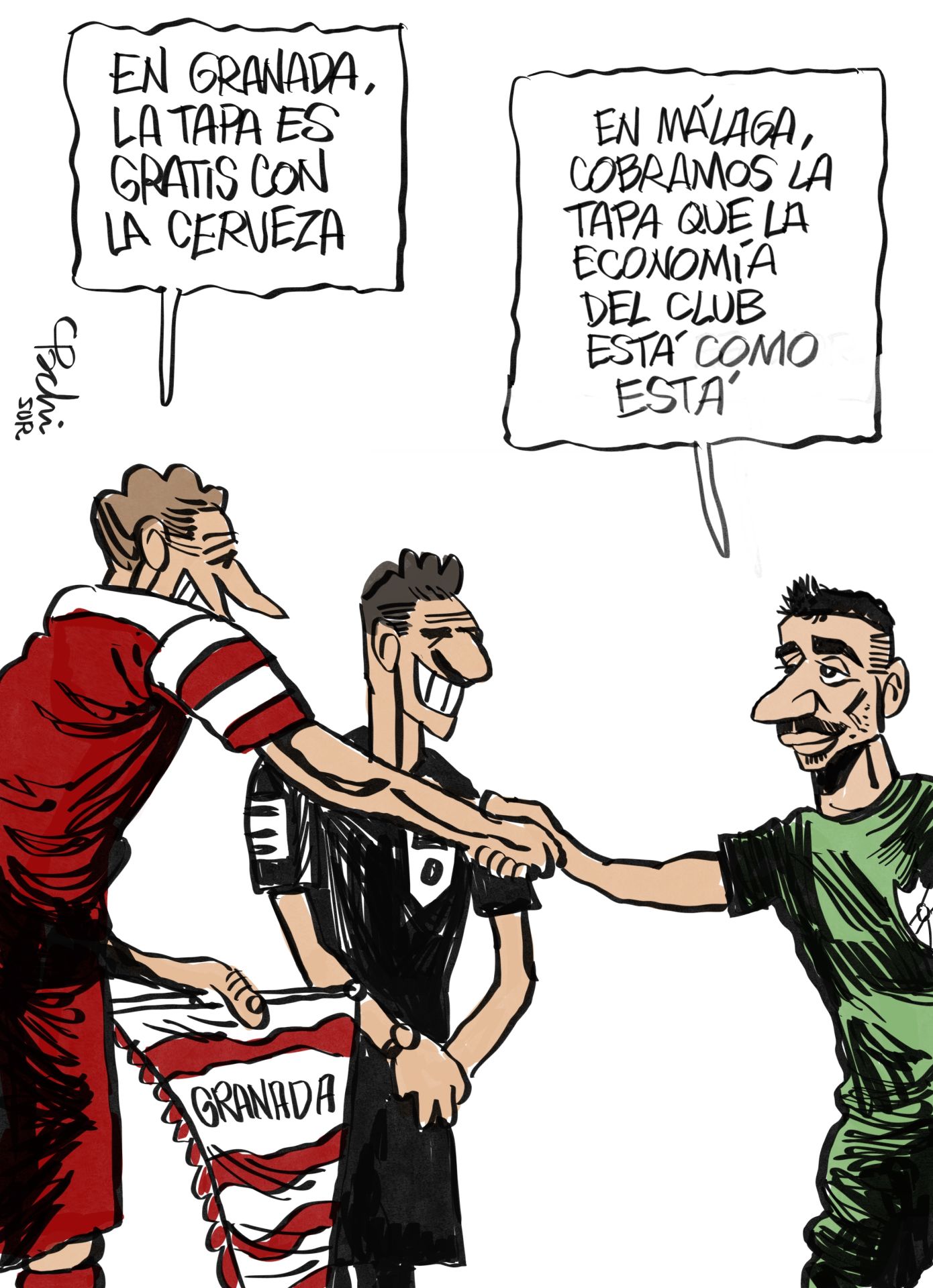 La actualidad deportiva de este mes de septiembre, en las viñetas de Pachi