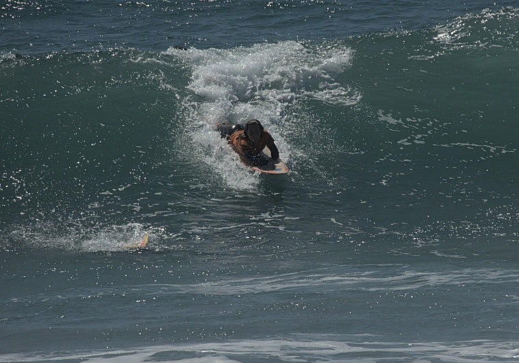 La marbellí Sarah Almagro, durante la primera manga.