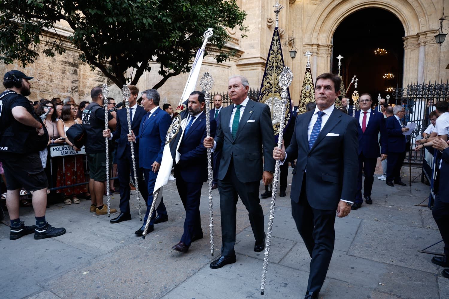 La procesión de la Virgen de la Victoria, en imágenes