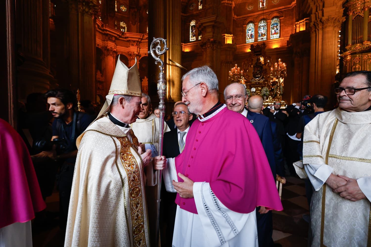 La procesión de la Virgen de la Victoria, en imágenes