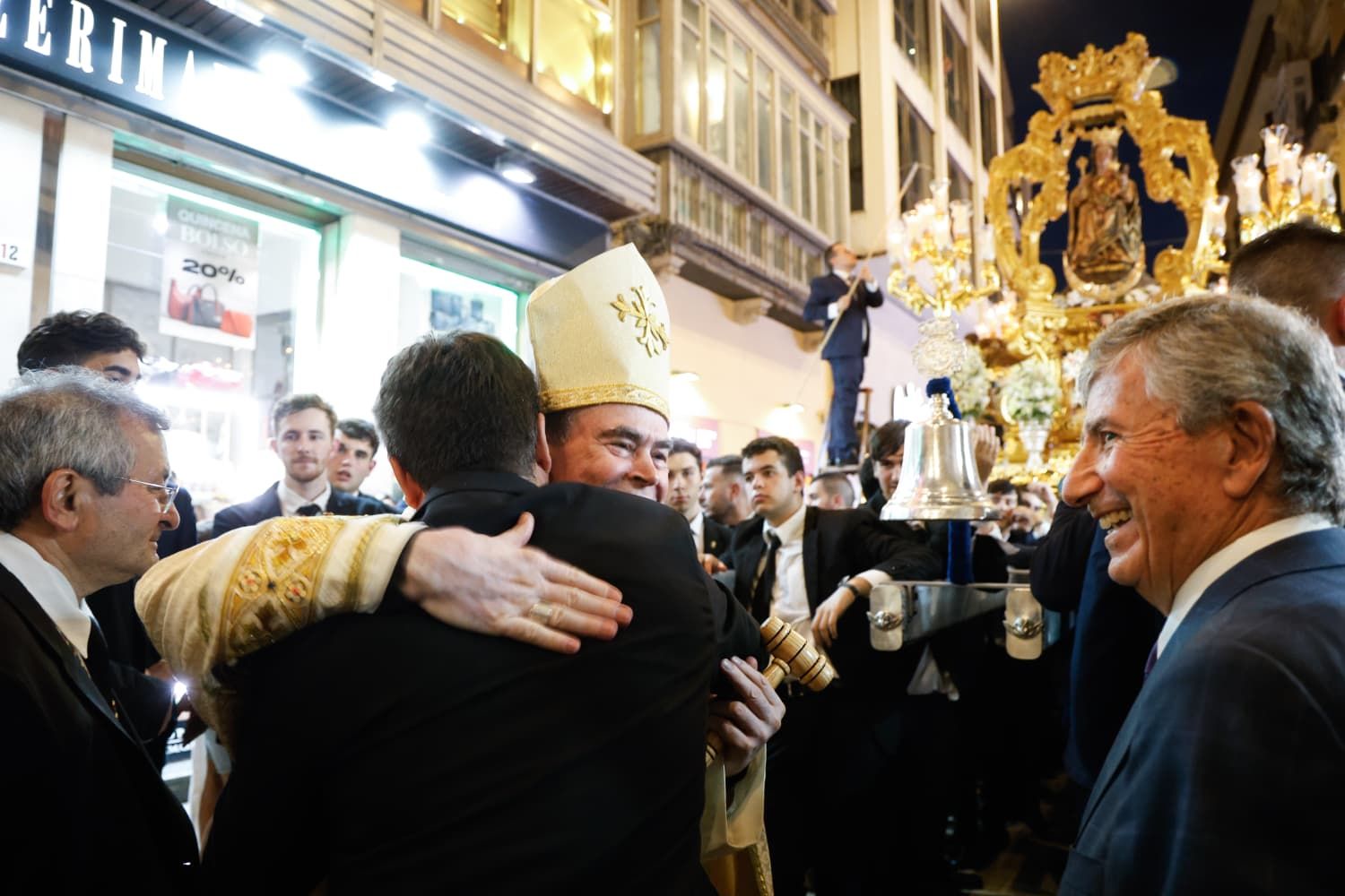 La procesión de la Virgen de la Victoria, en imágenes