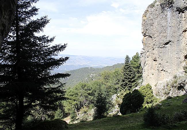 Vistas desde la Cueva del Agua.