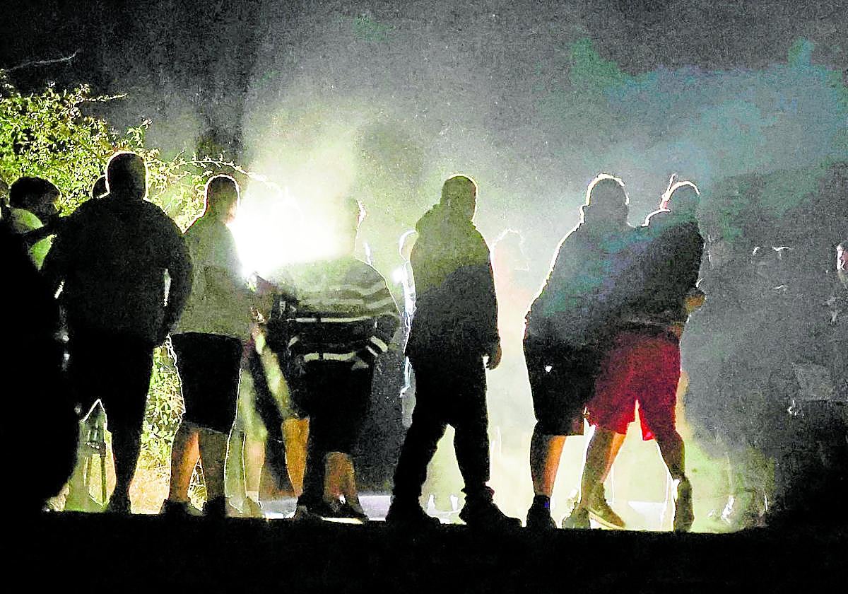 Prado Negro, pedanía de Huétor Santillán, vivió una noche tensa hasta la liberación de la mujer.