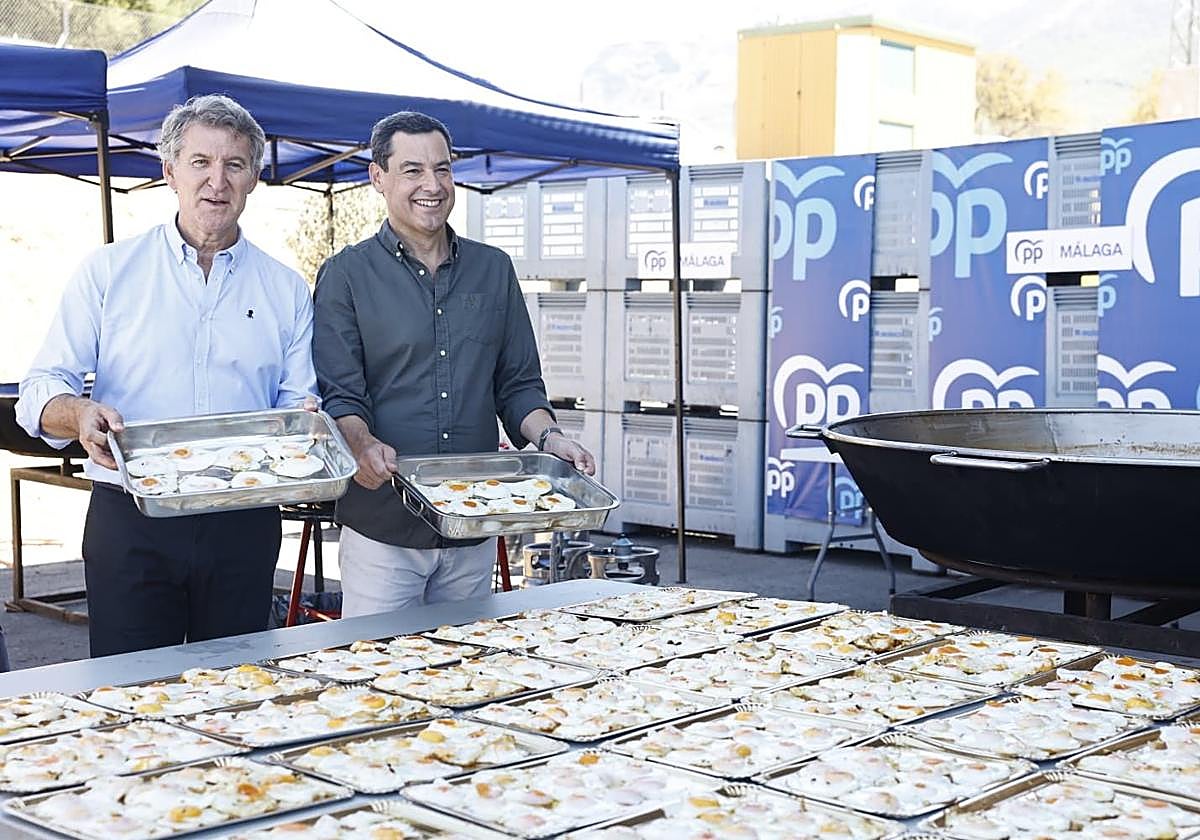 La estampa de los dirigentes populares friendo huevos suma ya diez años.