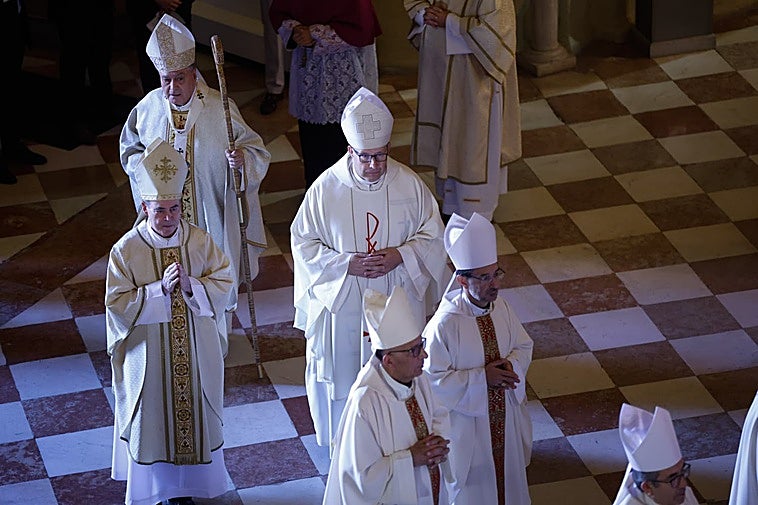 El nuevo obispo habla sobre el Huesca-Málaga que se disputa hoy