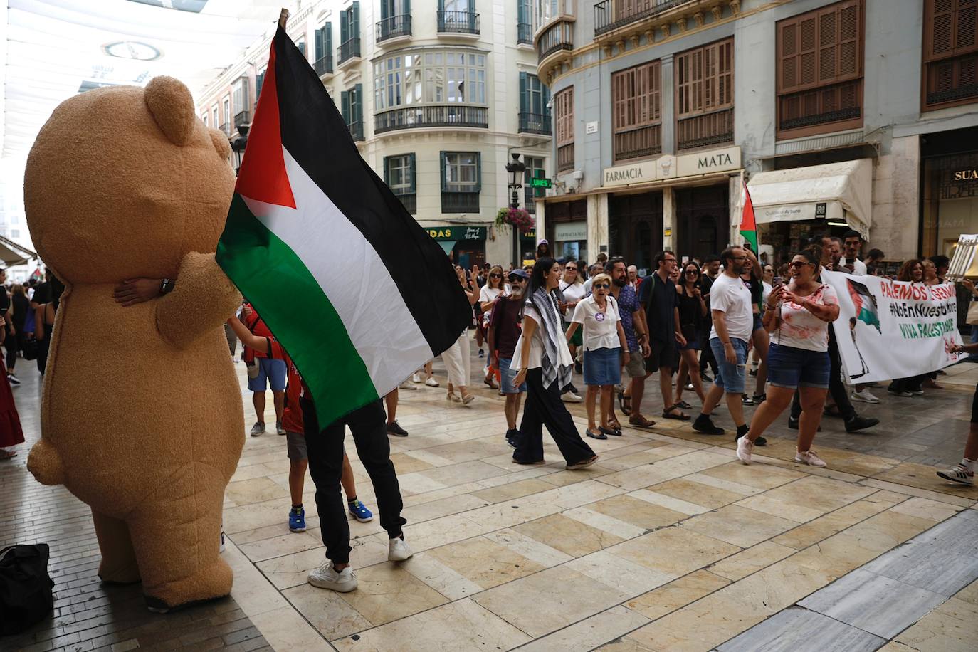 Más de dos mil personas en Málaga claman contra la masacre en Gaza