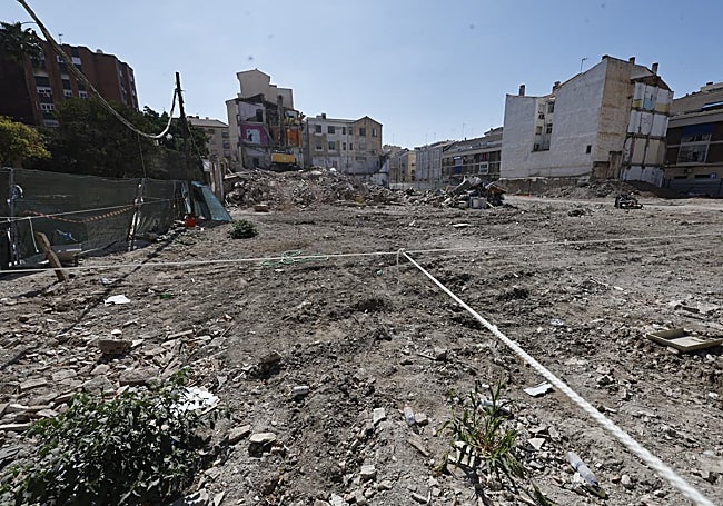 Solar en el que se ejecutará el proyecto de casi doscientas viviendas.