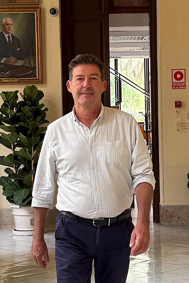 El portavoz de Vox, Antonio Alcázar.