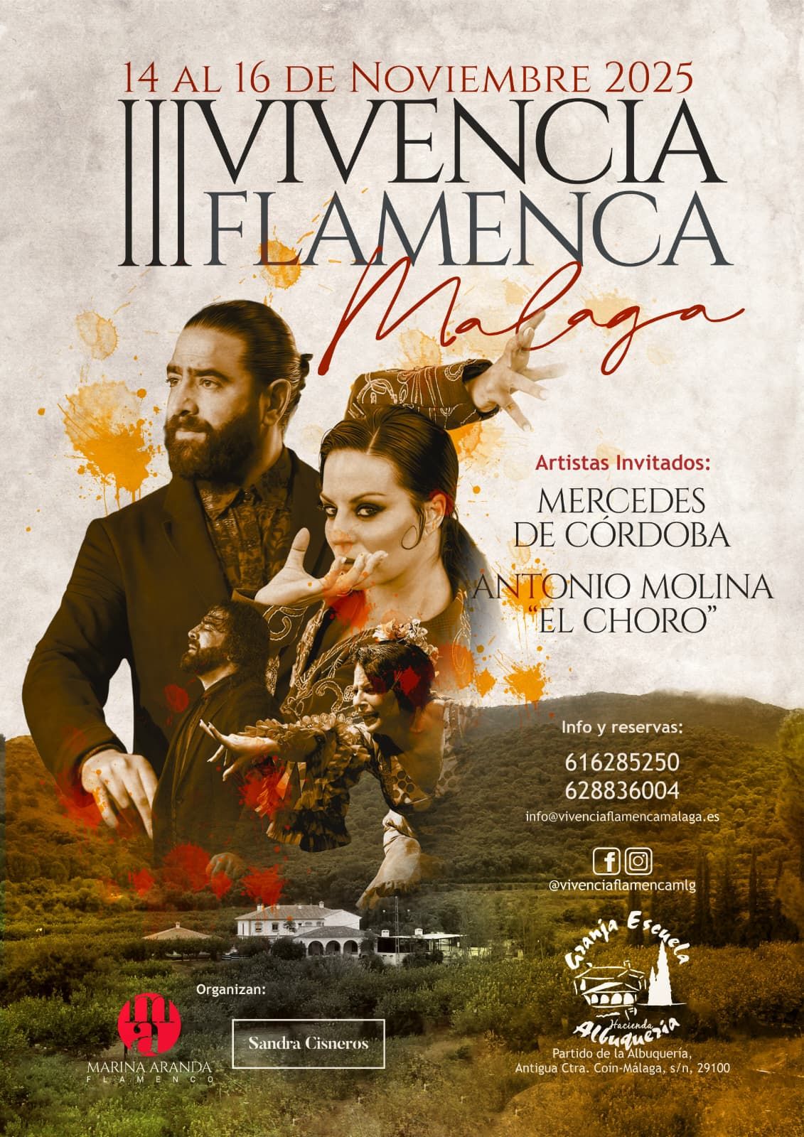 Vivencia Flamenca Málaga, un fin de semana intenso de flamenco en Coín