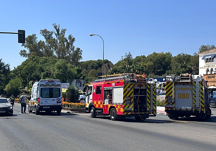 El accidente obligó a desviar el tráfico.