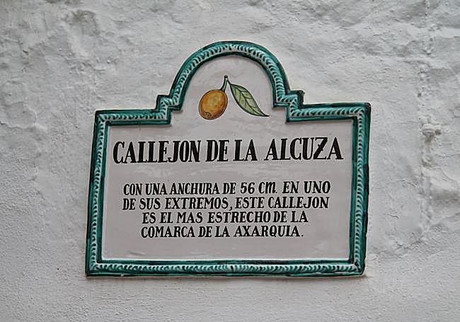 En una de sus entradas se puede leer este rótulo.