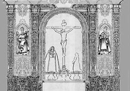 Proyecto del retablo para la Congregación de Mena.