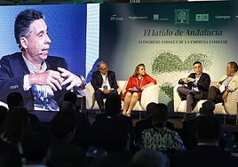 Guillermo y Federico Beltrán (Famadesa), Rafael Medina y Vicente Martín padre e hijo.