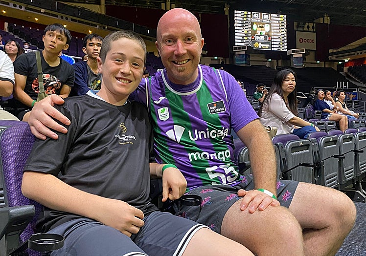 Jason Reid, australiano seguidor del Unicaja.