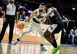 Chris Duarte, durante el partido contra el Alahli.