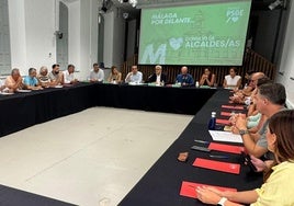 Los alcaldes socialistas de Málaga denuncian «el abandono» de Juanma Moreno