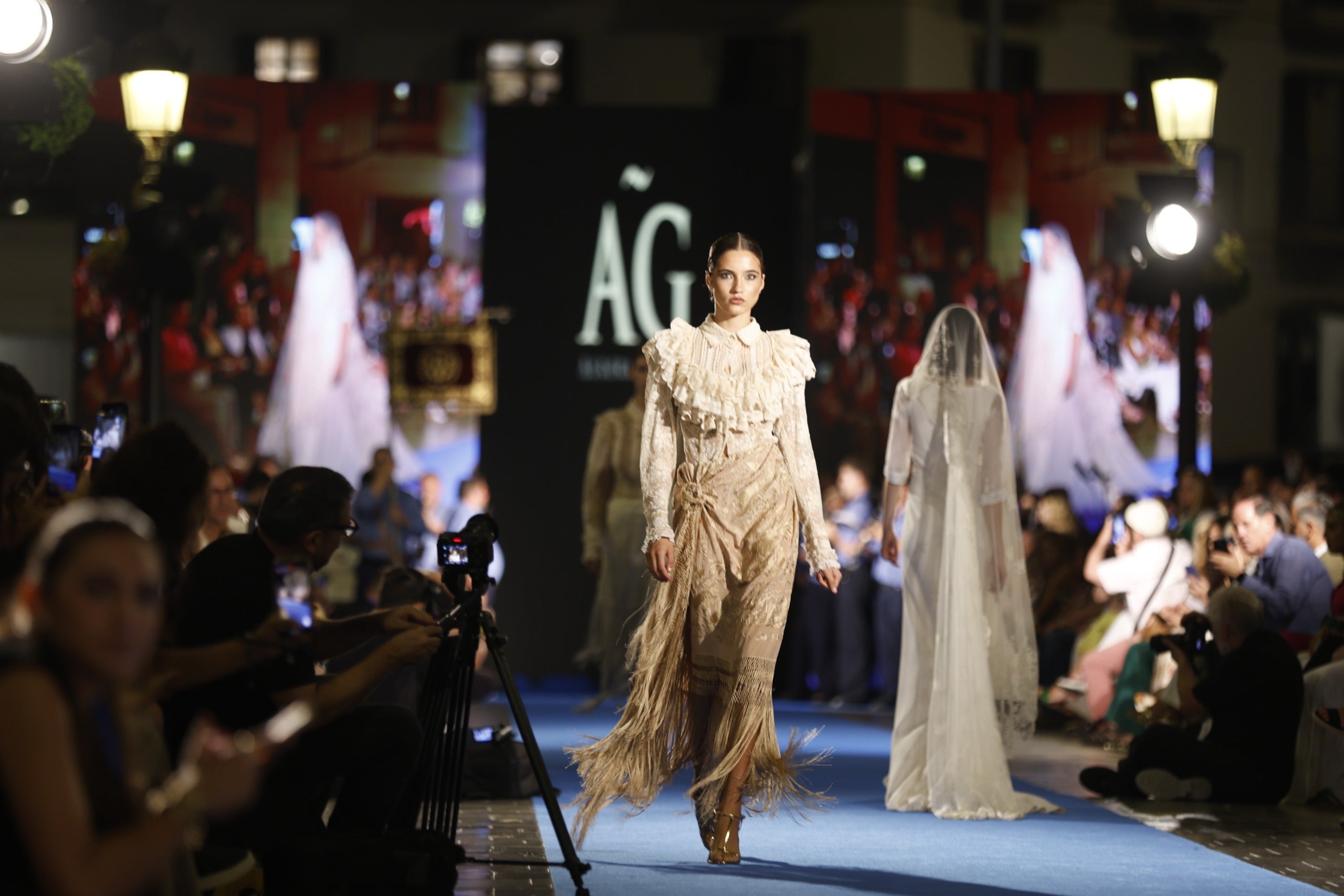 Aurora Gaviño en la Pasarela Larios.