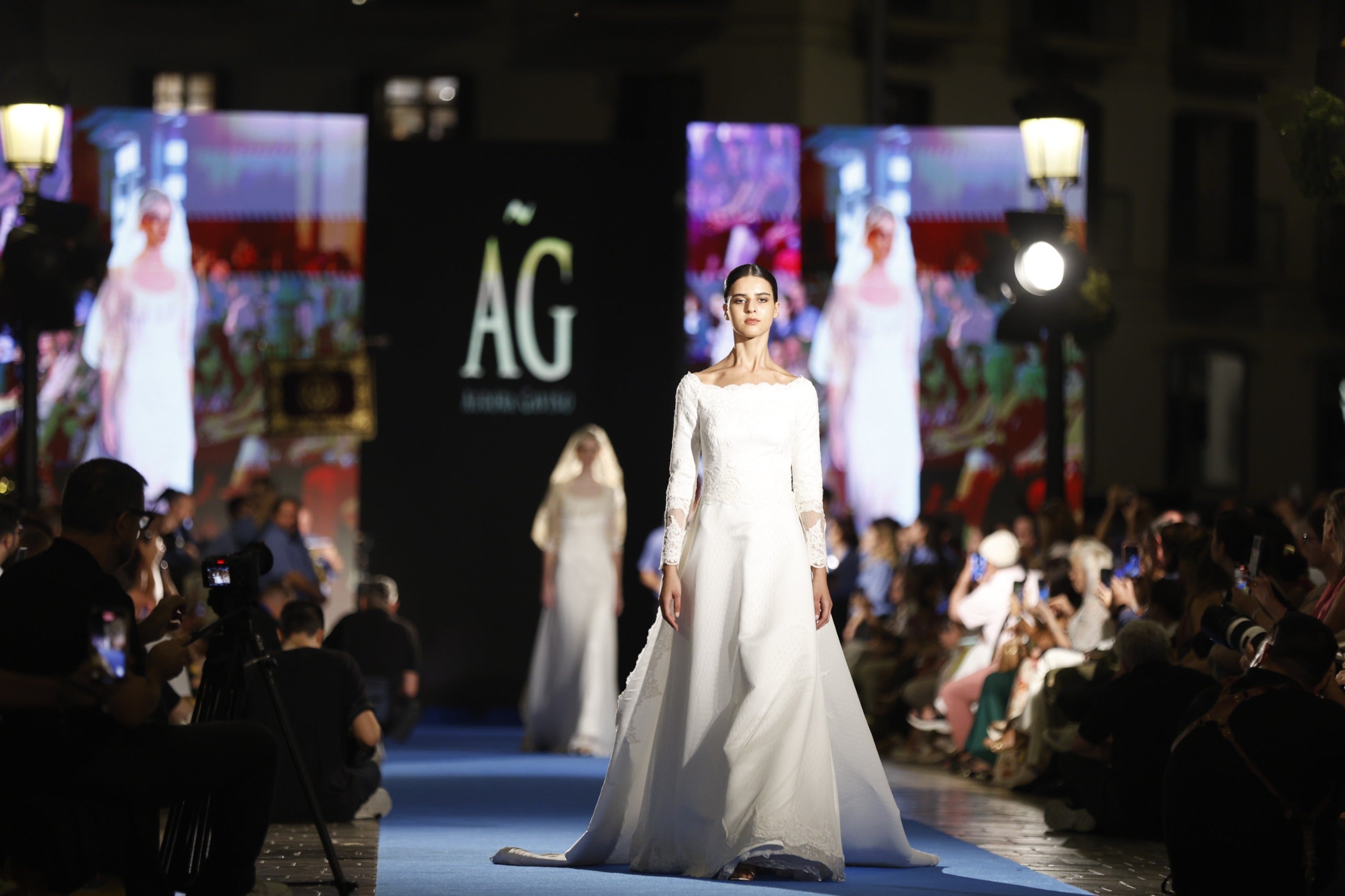 Aurora Gaviño en la Pasarela Larios.