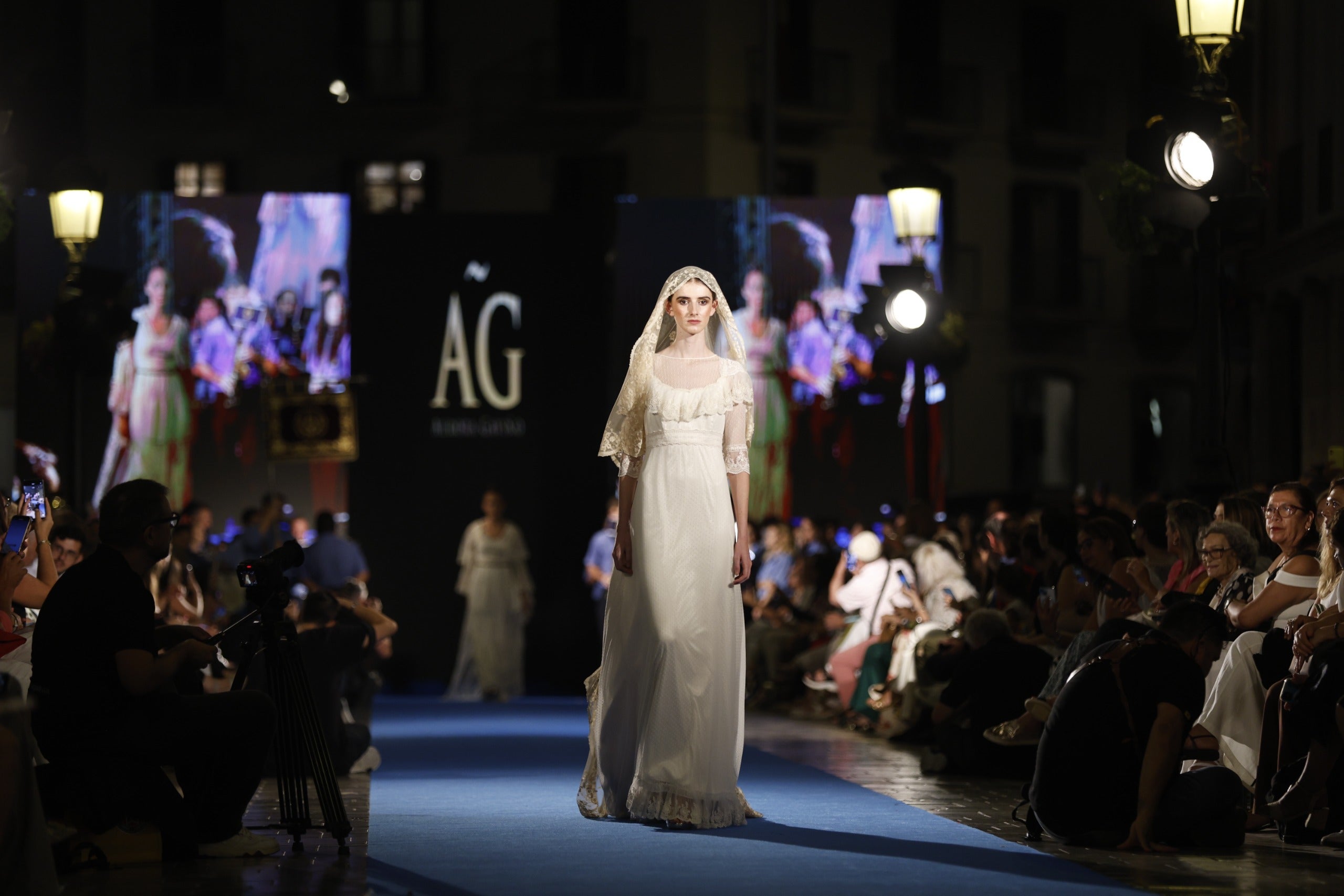 Aurora Gaviño en la Pasarela Larios.