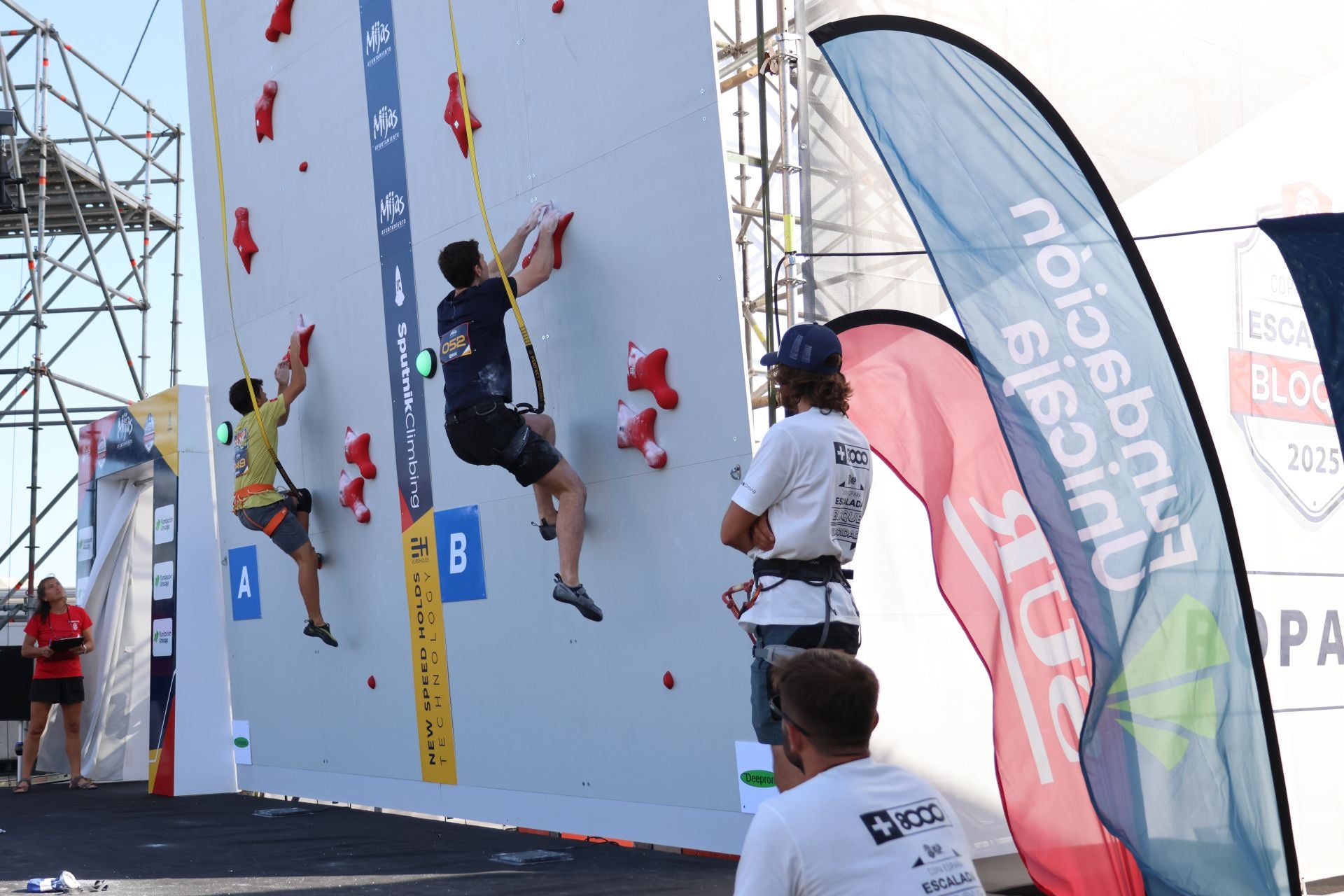 Mijas recibe al presente y futuro de la escalada nacional