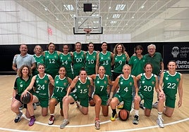 El equipo, en las instalaciones de L'Alqueria, este fin de semana.