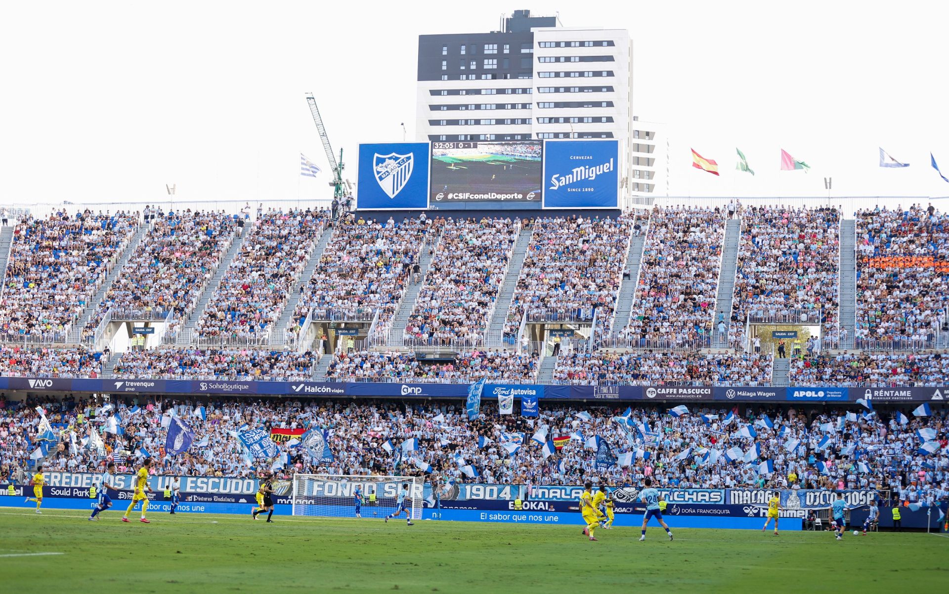 El Málaga-Cádiz, en imágenes