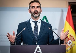 El consejero de Agricultura de la Junta de Andalucía, Ramón Fernández-Pacheco.