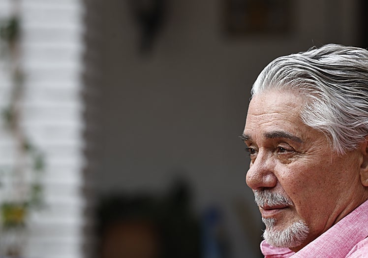 Rafael, durante la entrevista.