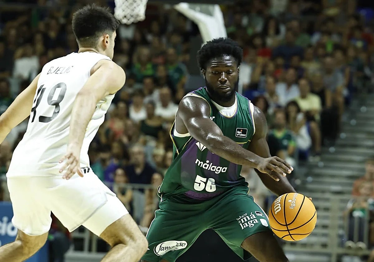 Dylan Addae-Wusu, en el partido ante el Real Madrid.