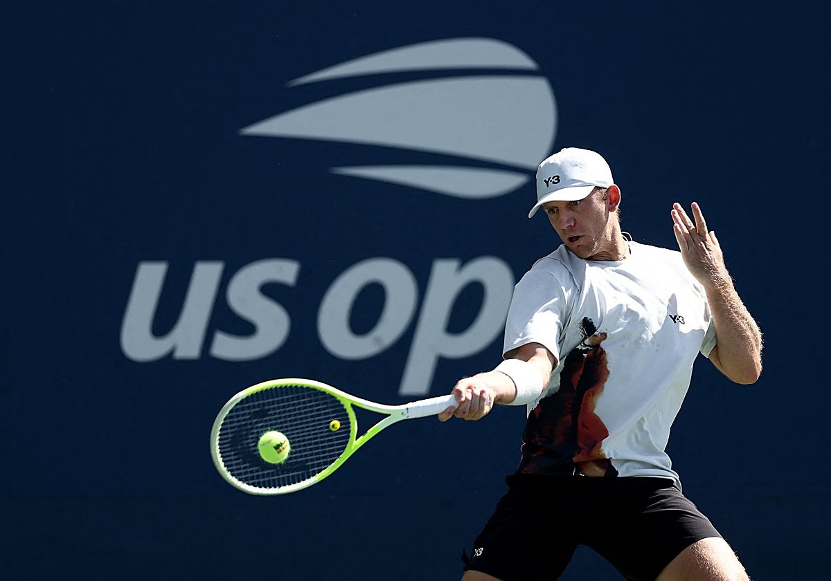 Alejandro Davidovich, en su último partido, a finales de agosto en el US Open, ante Rinderknech.
