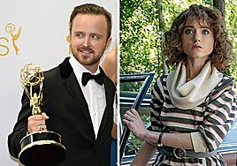 Los actores Aaron Paul y Natalia Dyer, últimas incorporaciones al reparto de SDCCM.