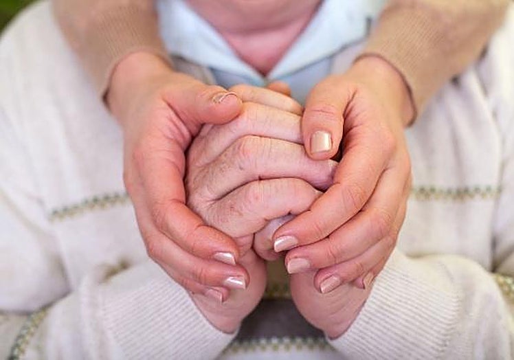 Un enfermo de Alzhéimer.