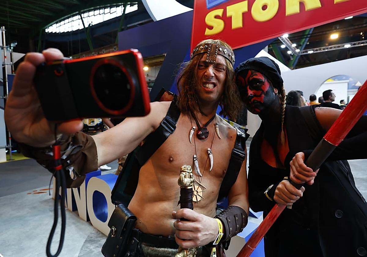 Ambiente a primera hora de este jueves en la San Diego Comic-Con Málaga.