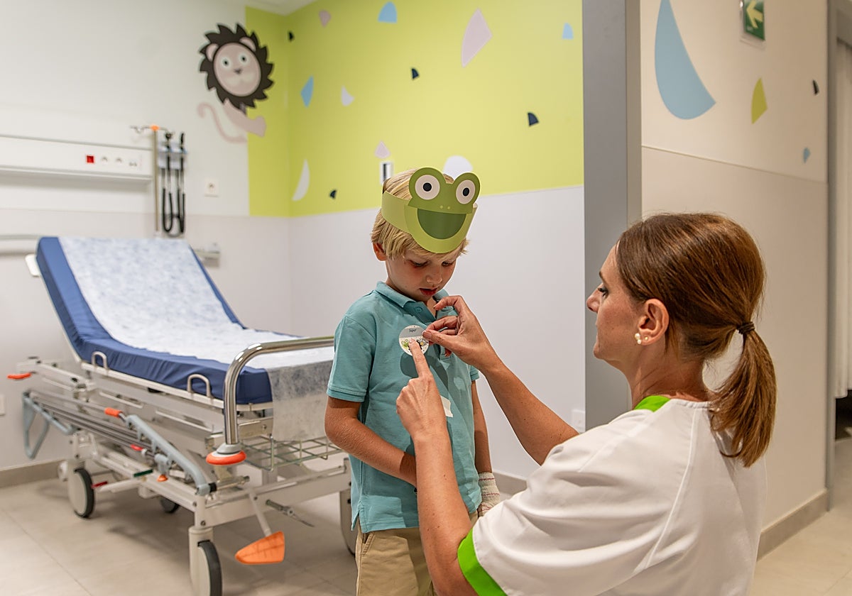 Área de Urgencias Pediátricas en Hospiten Estepona.
