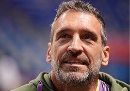 Ibon Navarro, esta mañana.