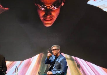 John Gaeta, durante su intervención en San Diego Comic-Con Málaga.