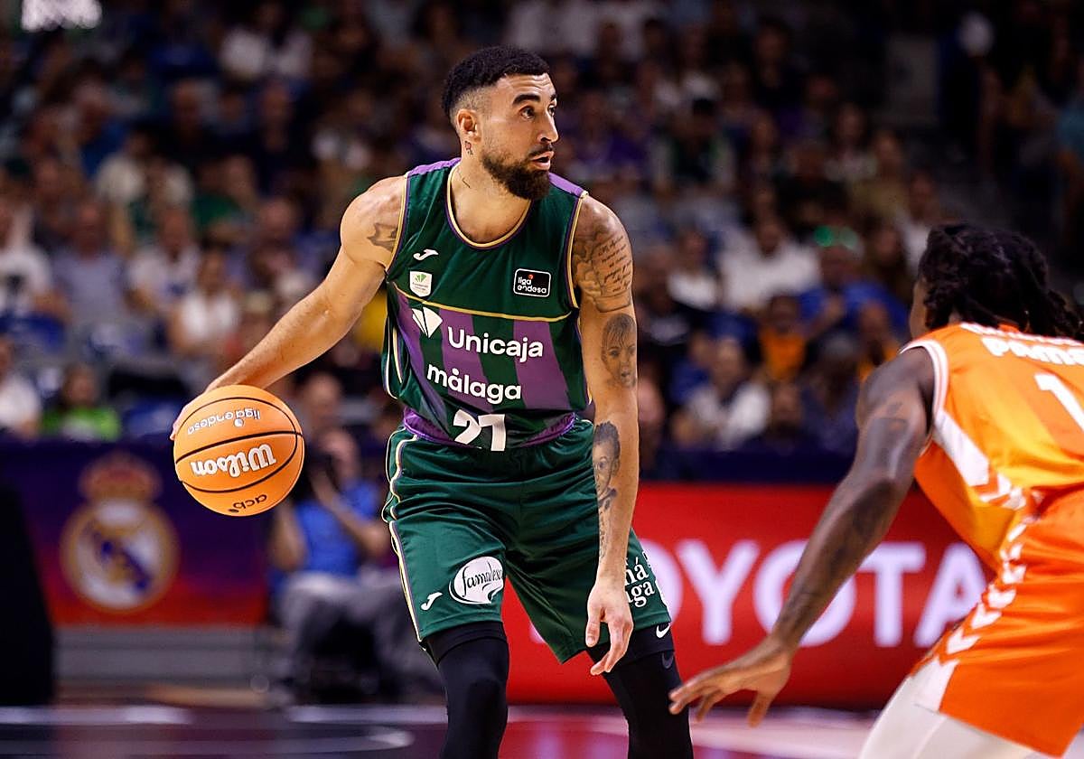 Duarte, durante el partido ante el Valencia