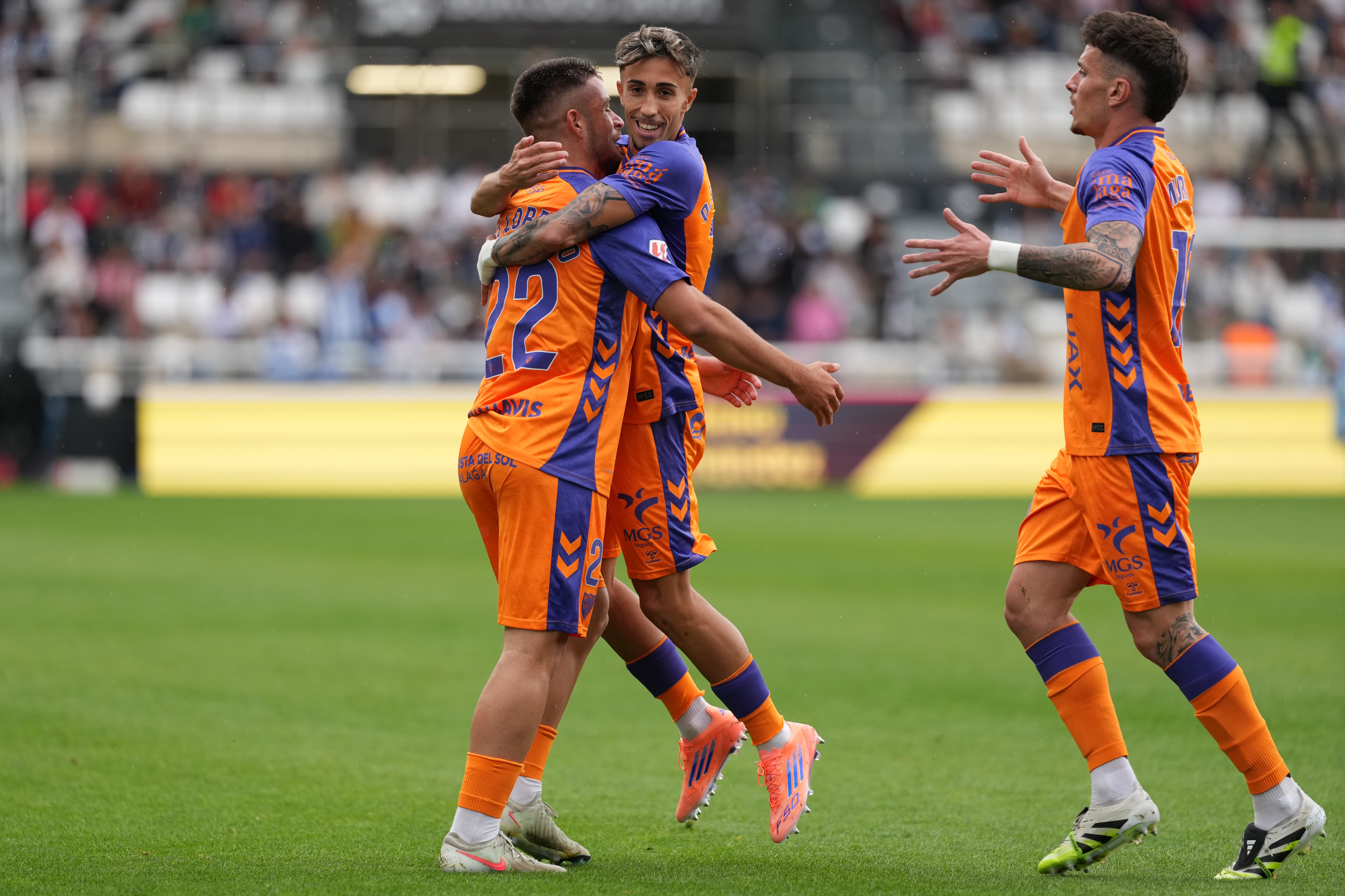 Las mejores imágenes del Burgos-Málaga