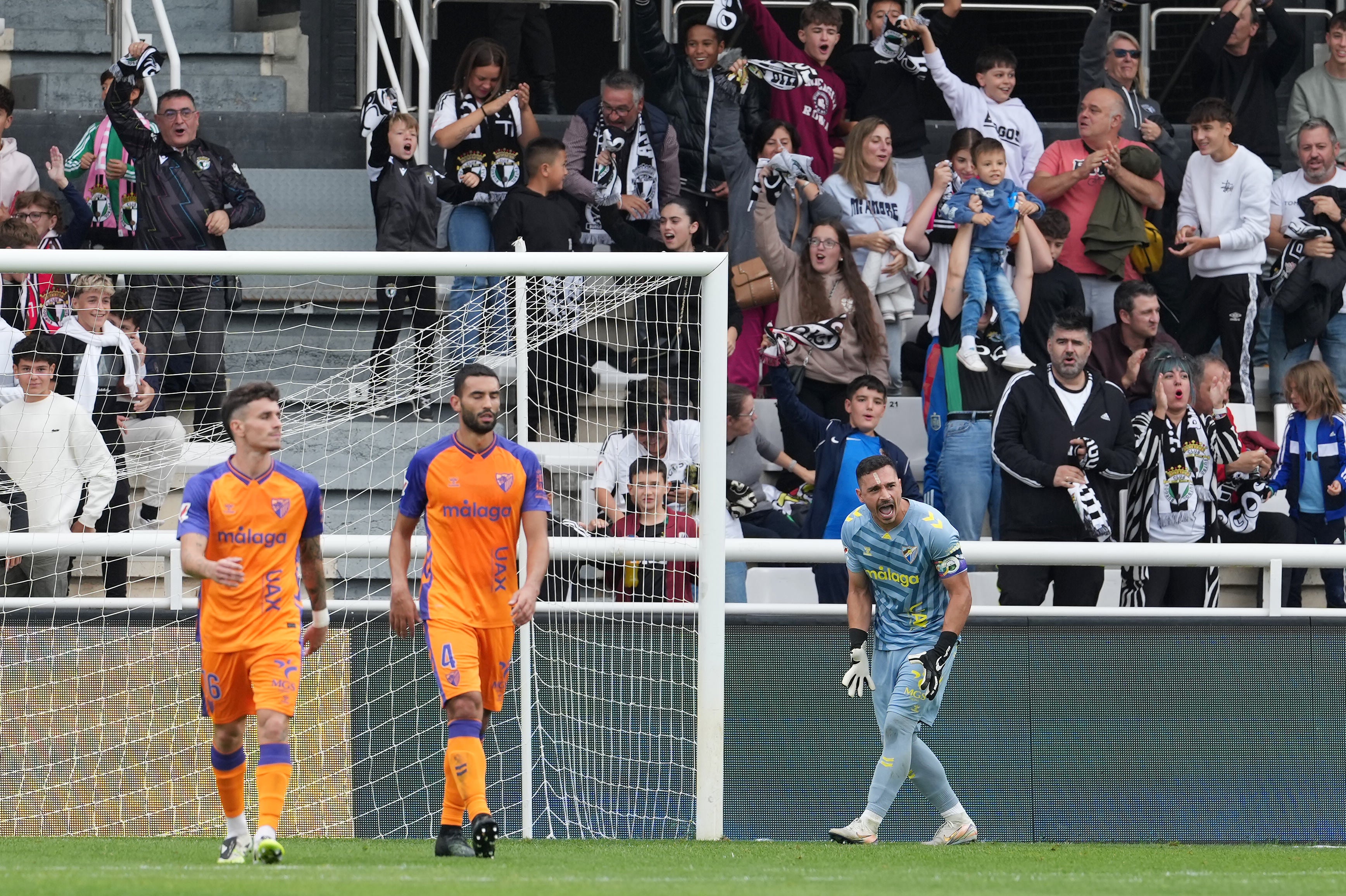 Las mejores imágenes del Burgos-Málaga